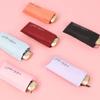 Mini Sunshade Flat Folding Manual Sun Portable Sunshade High Appearance Level Clear Umbrella Folding Dual Purpose Compact