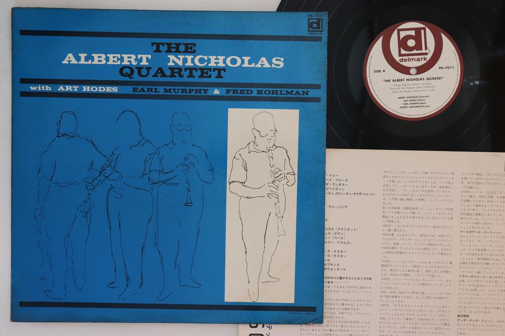 LP Record ALBERT NICHOLAS - Albert Nicholas Quartet PA7011 DELMARK Japan Jazz Used