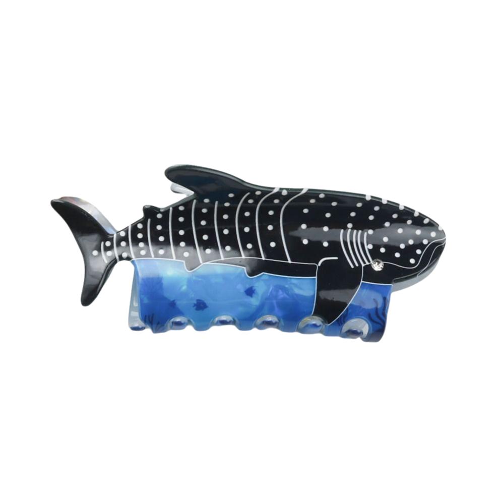 Large Size Whale Hair Claw Non Slip Dolphin Claw Clips Fashion Acetate Hair Clips Headwear