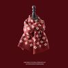 Red Christmas Tree Knitted Scarf For Women Warm And Versatile In Autumn And Winter Student Couple Christmas Gift Knitted Neck