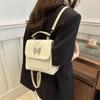Дизайн Однотонный Новый Модный Повседневный Рюкзак Рюкзак через плечо Женский