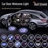 Car Welcome Lights: Wireless Laser Logo Door Lights & LED Ambient Decor