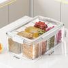 9 Grids Divided Serving Tray Clear Snack Fruits Box Portable Kitchen Storage Box  Food Storage