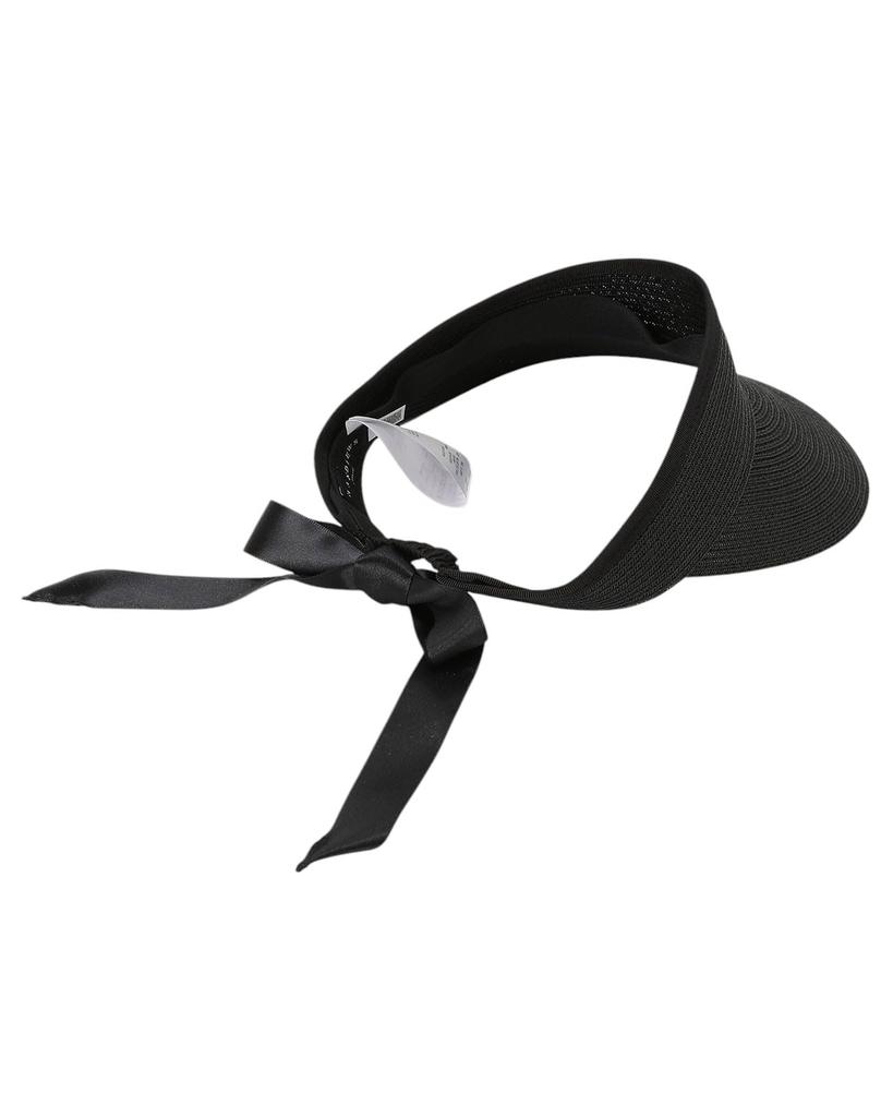 [Св.. [Эндрюс] Женский козырек-лезвие (Лента Grosgrain)  Кепка для гольфа 042-5187504 010Черный FR