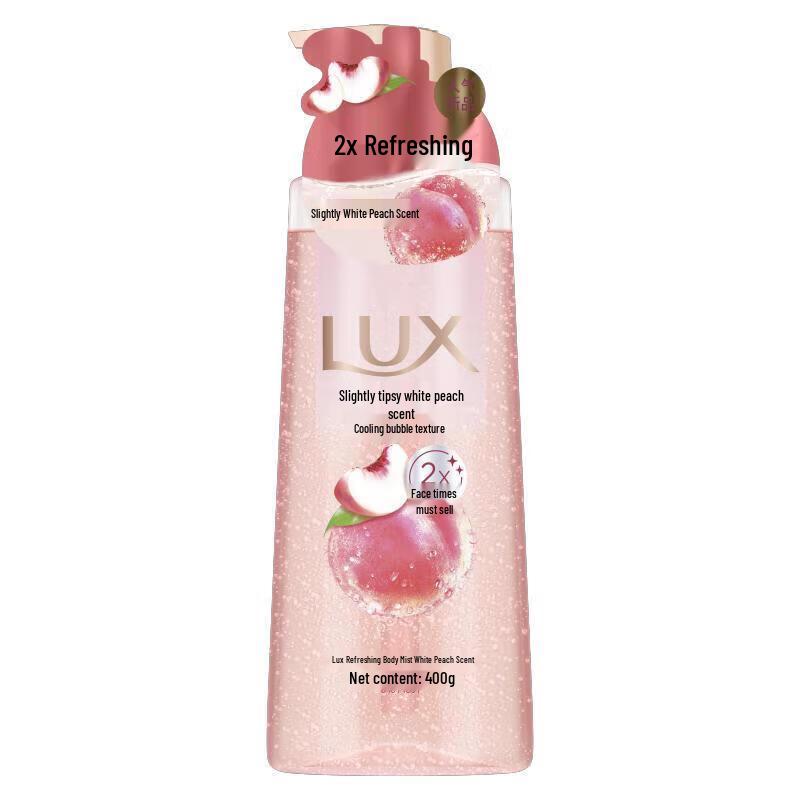 Lux White Peach Foaming Shower Gel
