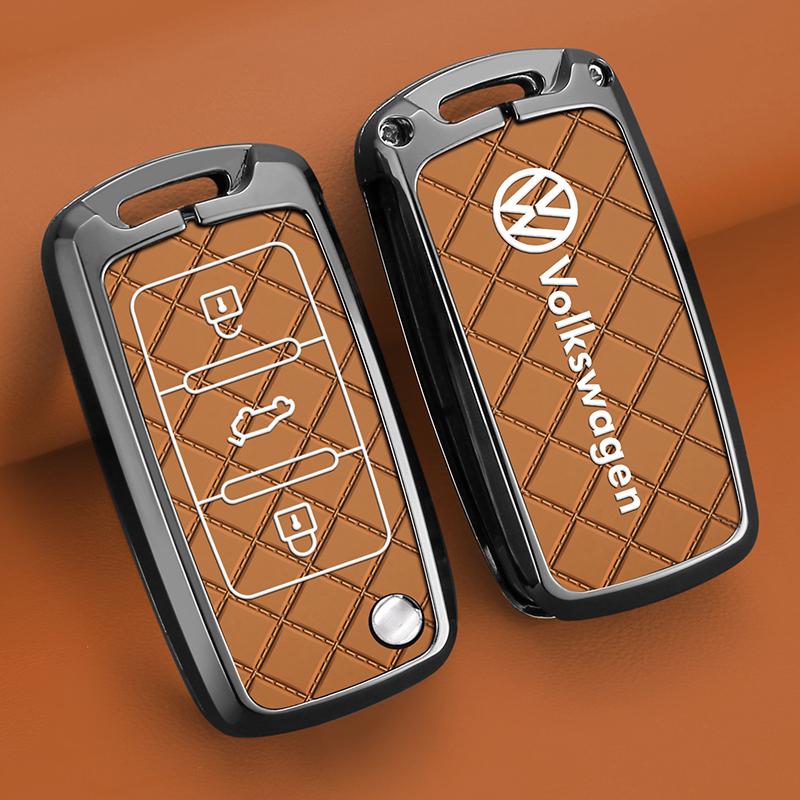 Для VW Автомобильный чехол-брелок Ракушка Для Volkswagen VW Polo Tiguan Golf Jetta Beetle Eos Scirocco Up Transporter Sharan Аксессуар