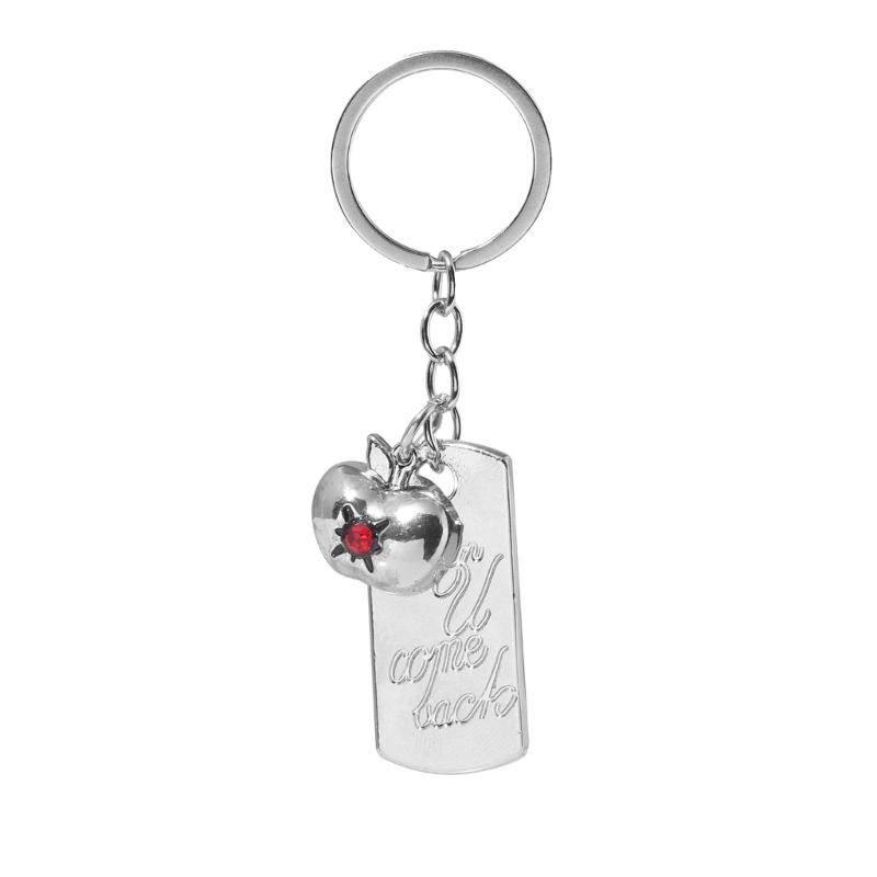 Simple Yet Elegant Silver Chain Necklace Decoration With A Delicate Fruit Shaped Charm