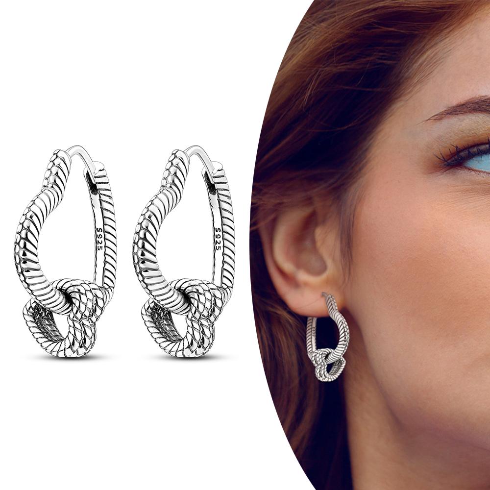 MULA Двойные серьги-кольца из стерлингового серебра 925 пробы с цирконием, цветком, звездой, U-образной формой, квадратным сердцем, паве, серьги-гвоздики в подарок для женщин, ювелирные изделия