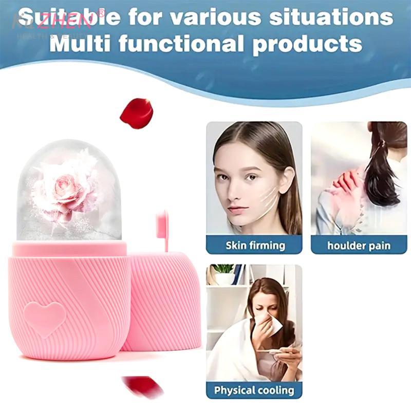 1 шт. Многоразовые силиконовые формы для кубиков льда, Beauty Lifting, Ледяной шар, Массажер для лица, Контуринг, Ролик для глаз, Инструмент для ухода за кожей лица