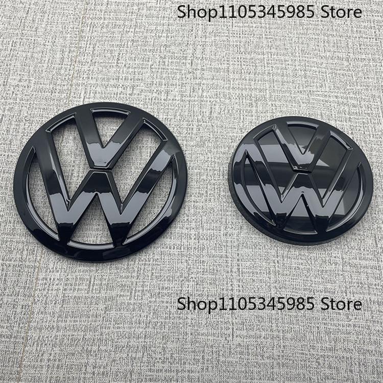 Car Front Grill Emblem Rear Trunk Lid Badge For Volkswagen MK7 2014 2015 2016 2017 Golf 7 Replacement Black Auto Accessories