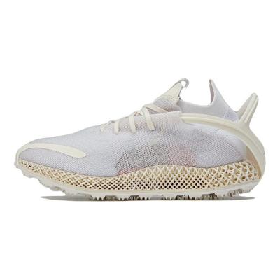Y-3 Runner 4D Halo White Unisex Sneakers Core-White Cream-White Orange HR2004
