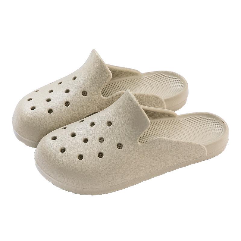 Fashion Crestar Women's Summer Sandals Outdoor Fashion Soft Bottom EVA Mules Non-slip Holes Garden Shoes Unisex Comfortable House Slides