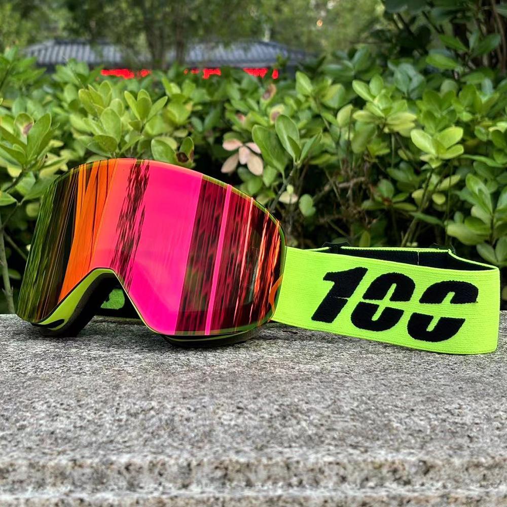 Новые магнитные горнолыжные очки с быстрой сменой линз, защитой от запотевания и UV400, очки для сноуборда, профессиональные двухслойные линзы, горнолыжные очки для мужчин и женщин