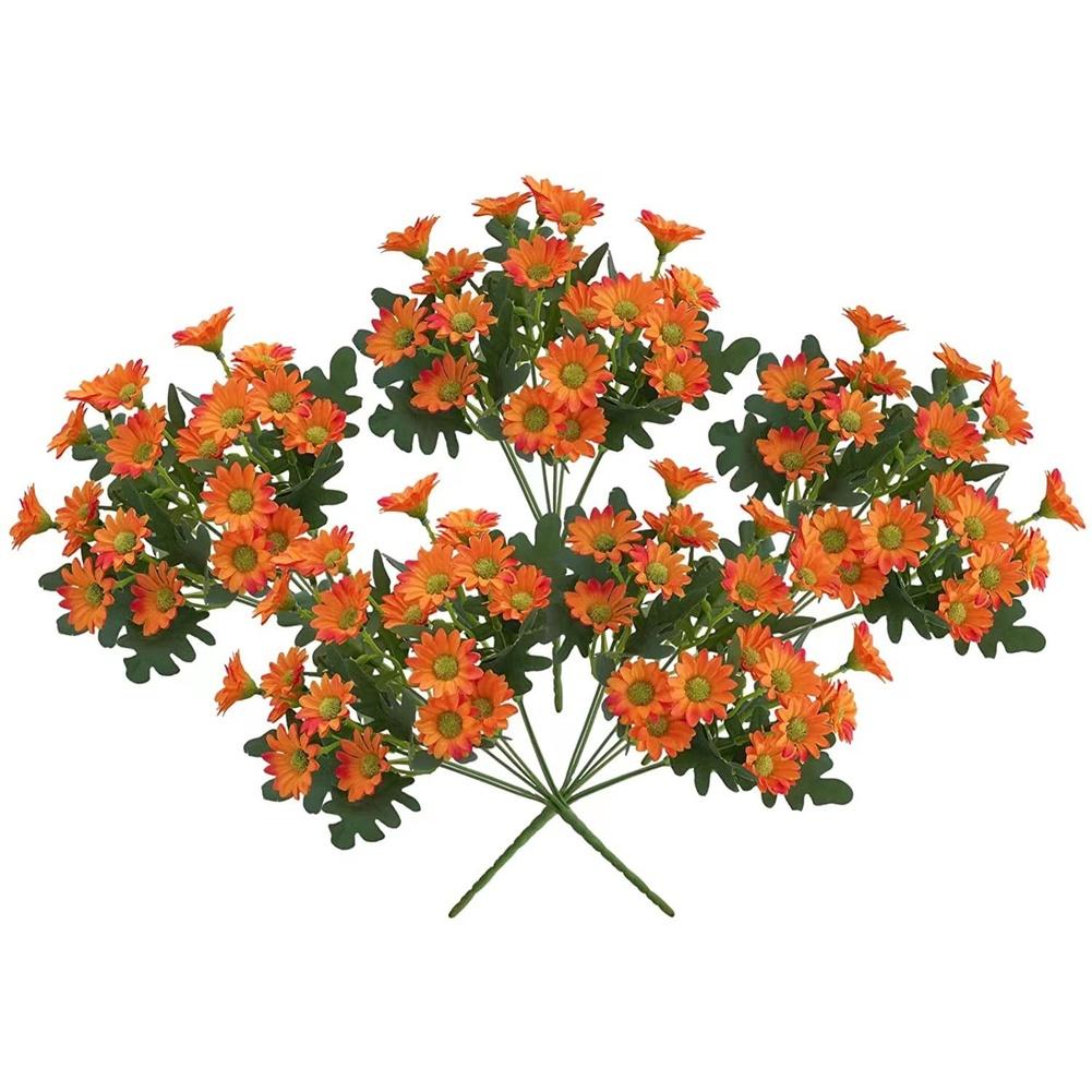 Autumn Silk Artificial Chamomile Daisy Flowers For Home Garden Wedding Fake Flower Bouquets DIY Decor Household Products