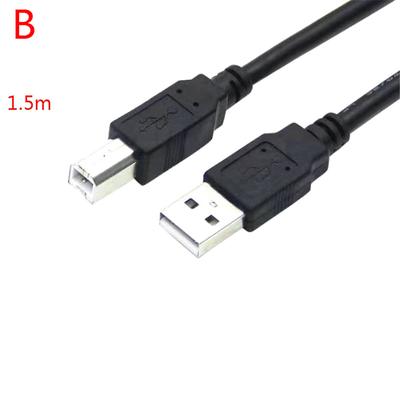 Кабель USB-принтера Usb 2.0 Тип A Мужской кабель сканера принтера Тип B