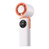 2026 Handheld Turbo Fan with Digital Display, 199 Speeds & Ice Pack Cooling, Three-Fold Design with Lanyard