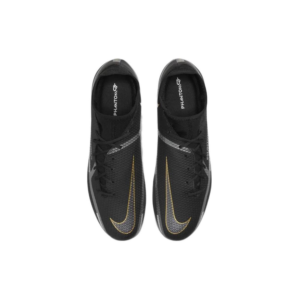 Nike Phantom GT2 Academy DF MG Black Metallic Gold Men Sneakers Dark-Grey Metallic-Dark-Grey DC0797-007