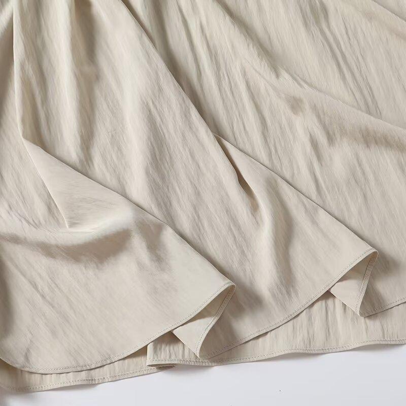 2025 Spring Women's Casual Sleeveless Elastic Waist Vest Dress