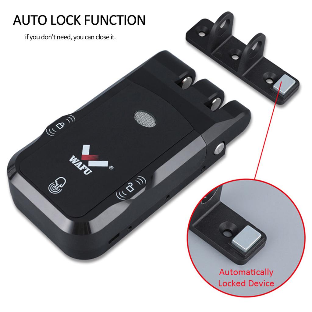 WAFU Smart Lock Electronic Keyless Door Lock Wireless Invisible Keyless Electronic Lock Remote