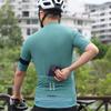 Wosawe Mens Short Sleeve Jersey Road Bike Cycling Breathable Tops Sportswear Shirts Summer Cycling Sets Gel Shorts Reflective Bicycle Outfit