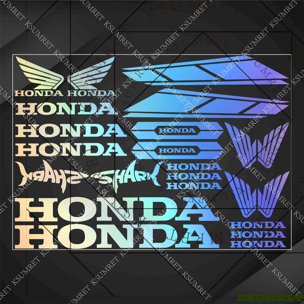 For Honda Motorcycle Sticker Decals Helmet Logo