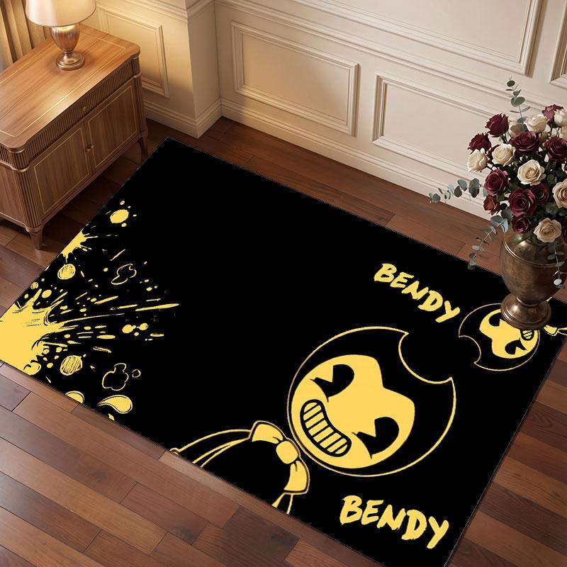 Bendy and the Ink Machine Rug Soft Thick Non Slip Floor Carpet for Bedroom Living Room Home Decor