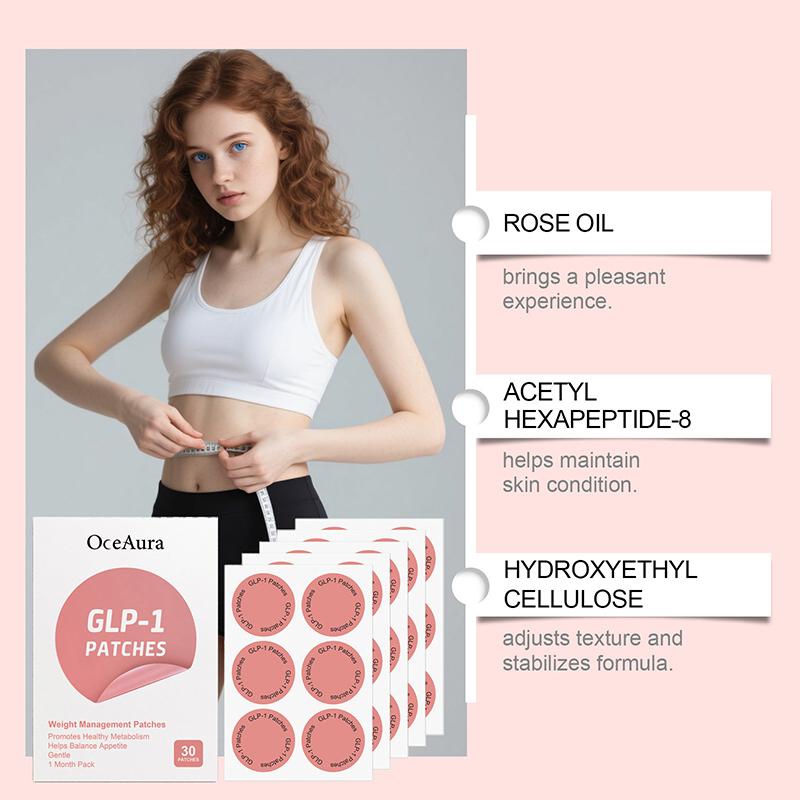 30 пластырей  Пластырь для вспомогательного ухода Мягко согревает Пластыри для контроля веса Обладает длительным эффектом похудения Косметические инструменты