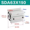 Airtac Ultra-thin Pneumatic Cylinder SDA Series (63 to 100mm stroke)