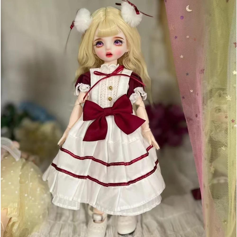30 см Кукла для макияжа Bjd 22 шарнира Одевающаяся кукла Кукла-девочка Подарок на день рождения Шарнирная кукла Bjd 1/6 Кукла Bjd Полный набор