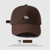 2025 Purple Little Fox Embroidery Baseball Cap – Cute, Casual, Versatile, Face-Slimming for Everyday Wear