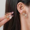 Flower Petal Flower Petal Drop Earrings Tassel Exaggerated Large Petal Stud Earrings  Women