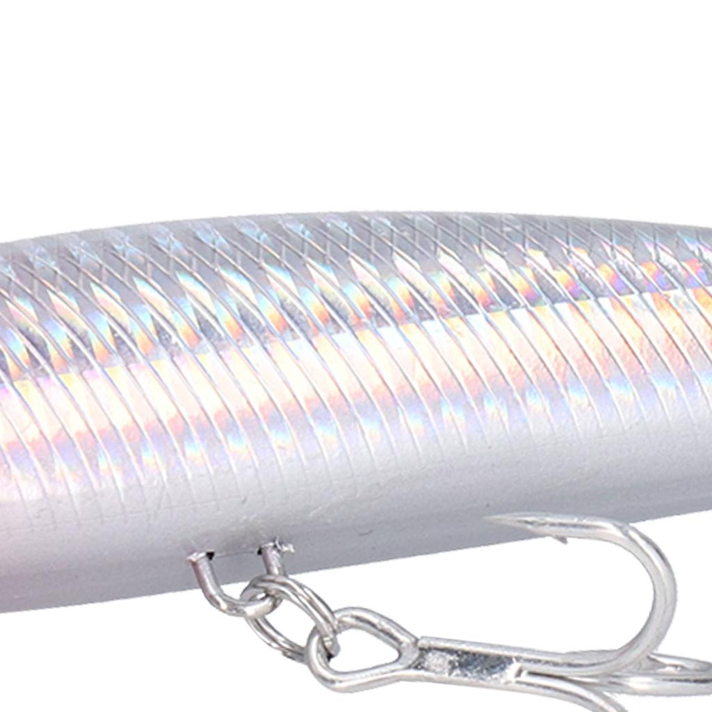 Sea Fishing Sinking Lure 60g Stainless Steel Plastic Artificial Simulation Eye Bait Accessory