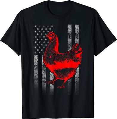 NEW LIMITED Chicken Farmer Shirt - Cool Chicken Flag Great T-Shirt Size S-3XL