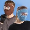 Women Men Winter Polar Fleece Face Mask Thick Face Covering With Windproof Goggles For Outdoor Cycling Warm Ski Mask Motorcycle Face Mask
