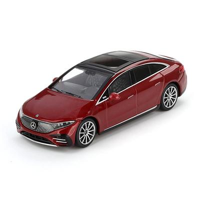 MINI GT Масштаб EQS 580 4MATIC Красный металлик Готовое изделие 1/64 Mercedes-Benz (Левый руль) MGT00970-L