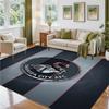Swansea City Design Crystal Velvet Rug Soft Decorative Mat for Bedroom Entrance