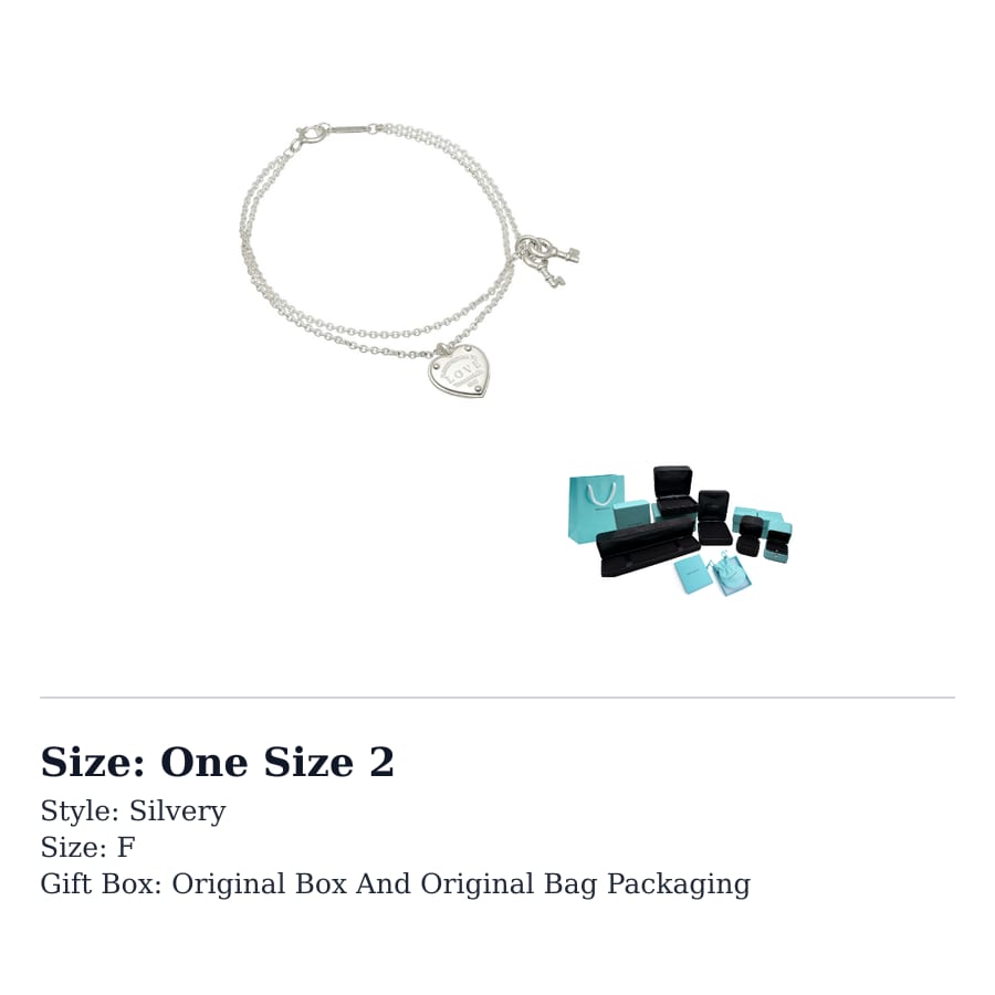 TIFFANY & CO. 925 Sterling Silver Bracelets Women's 36339659