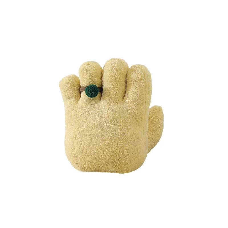 Nordic Style Palm Pillow Creative Simulation of Wearing Ring Five Finger Hand Shaped Solid Color Living Room Sofa Cushion Pillow