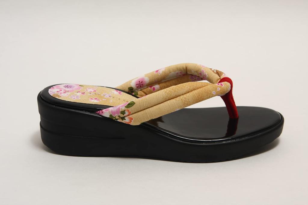 Уретан, размер [Hasegawa] Женские сандалии в японском стиле, подошвы, Япония, бежевый/L