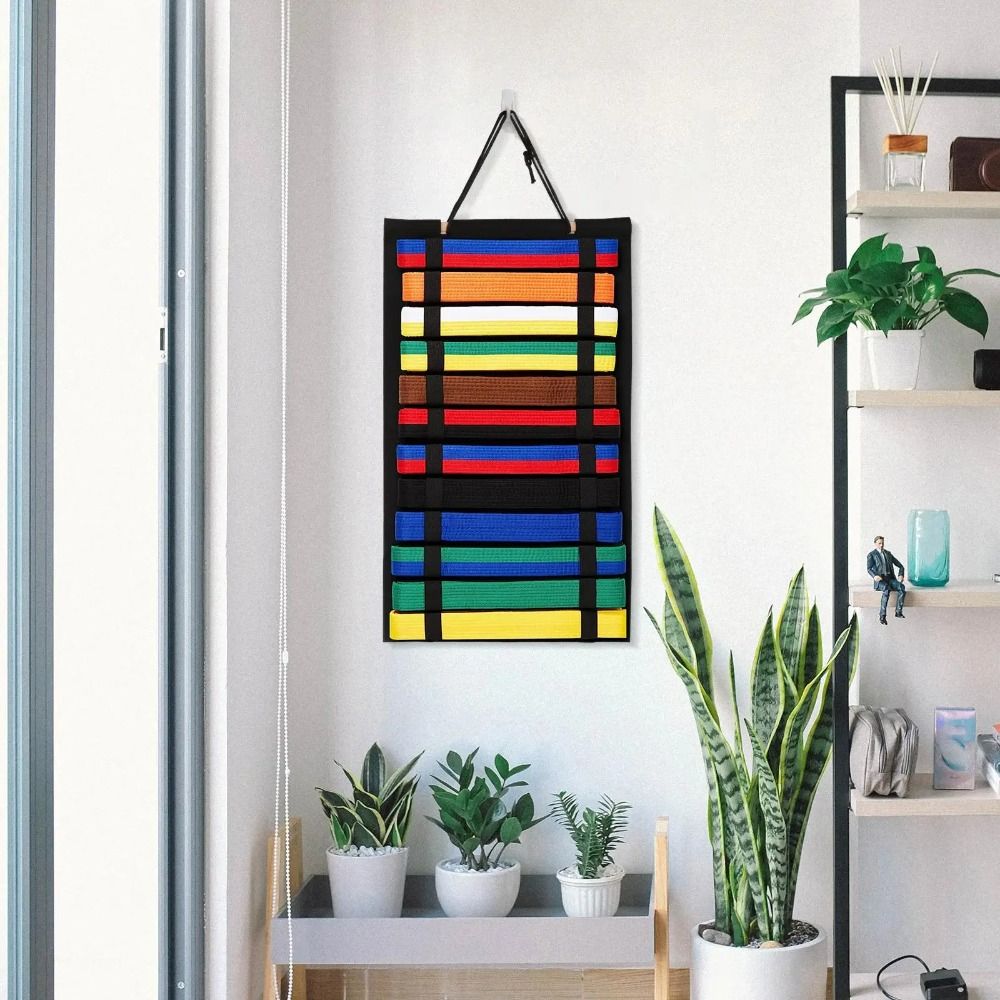 Belt Storage Karate Belt Display Durable Rack Taekwondo Belt Holder  Judo Mma