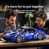 Конструктор DIY Супер Скоростной Спортивный Автомобиль Строительные Блоки MOC Собираемые Кирпичики Гоночный Транспорт Игрушки Подарки на День Рождения Хэллоуин Рождество