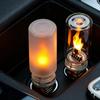 5V USB Светодиодная автомобильная лампа для создания атмосферы Декоративное освещение салона автомобиля Ночник для украшения дома на праздник Имитация динамического пламени