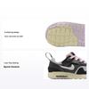 Air Max 1 TD Антрацитово-розовые детские кроссовки из пеноматериала Серо-черный Summit-Белый DZ3309-004