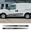 Для Fiat Doblo Cargo Maxi Автодом Наклейки на Дверь Автомобиля Спортивные Полосы Графика Стайлинг Виниловый Декор Наклейки Аксессуары для Тюнинга Авто