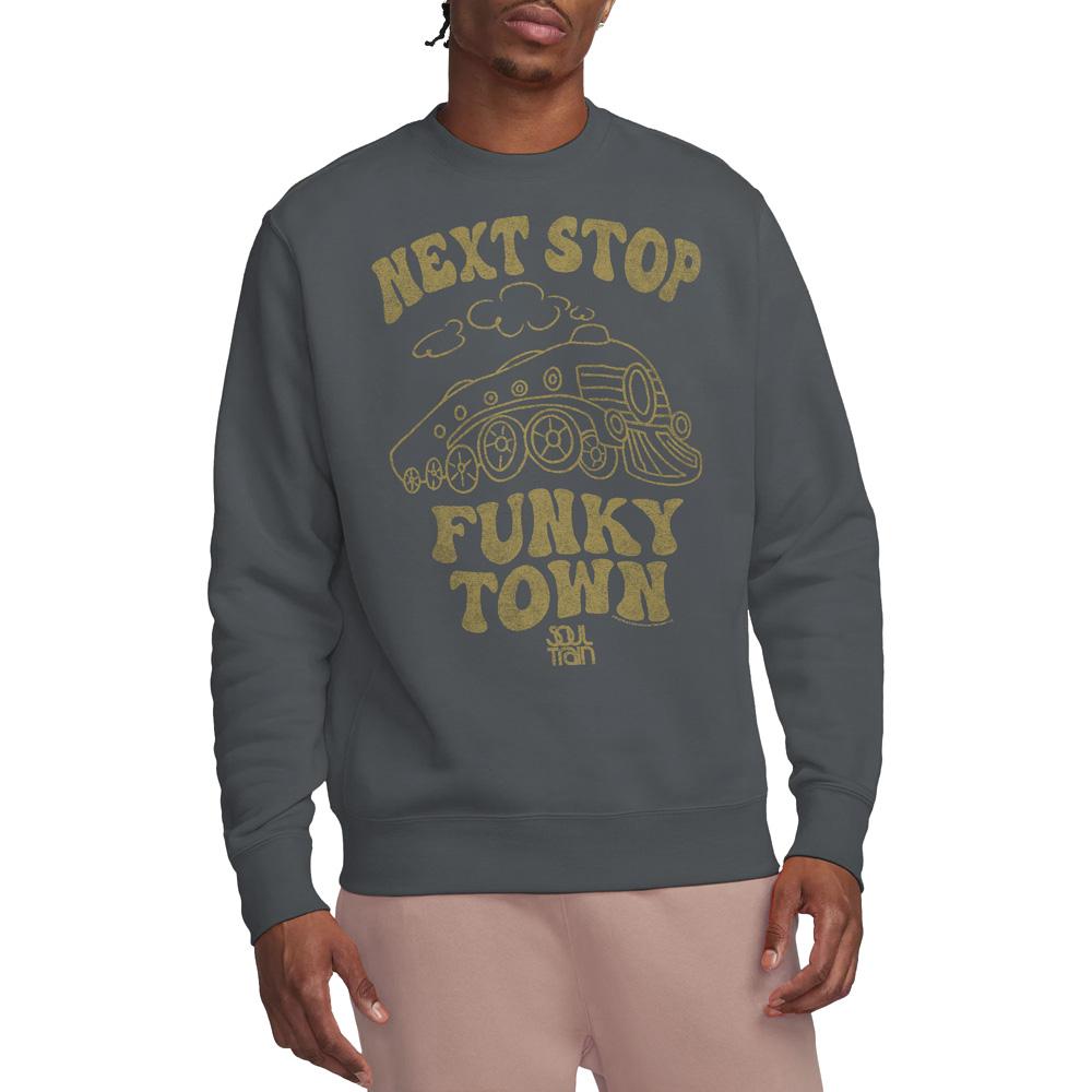 BET Unisex Adult Soul Train Next Stop Sweatshirt