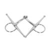 Ring Style Full Cheek Bit Jointed Design Horse Mouth Bit Horse Snaffle Bit  Equestrian Training