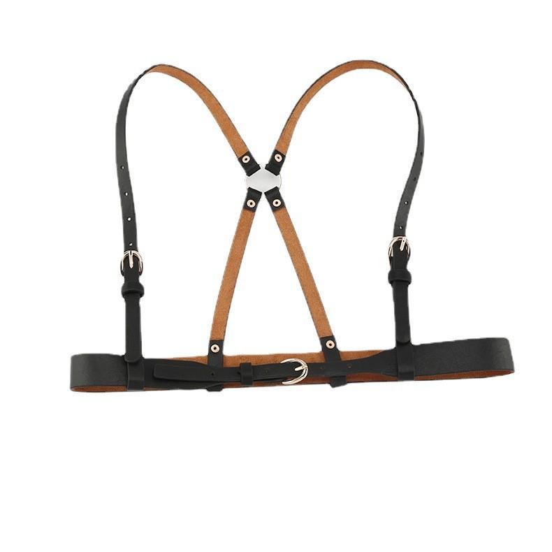 Fashion Solid Color Shoulder Strap Design Women Belt For Party