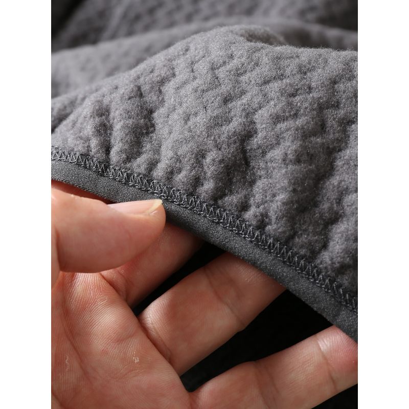 Authentic Japanese-Style Functional Crewneck Sweatshirt, Long-Sleeve Autumn and Winter Fleece Jacket for Men, Color-Blocking Couple's Versatile Top