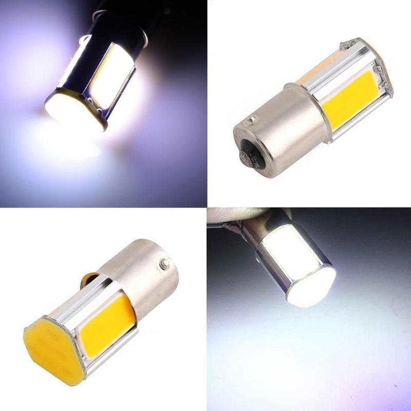 960LM COB 48 SMD 8 SILICA 12V 24V S25 1156 BA15S LED Bulb 9~28V Tail Light