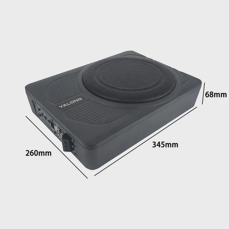 10-дюймовый ультратонкий 600 Вт активный автомобильный сабвуфер аудиосистема
